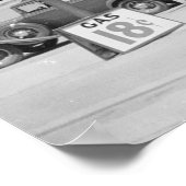 1939年モンタナのガソリンスタンド。ヴィンテージ写真 ポスター (角)