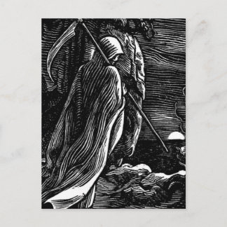 1939年頃のサンタミュエルテ（メキシコ人の死神） シーズンポストカード