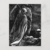 1939年頃のサンタミュエルテ（メキシコ人の死神） シーズンポストカード (正面)