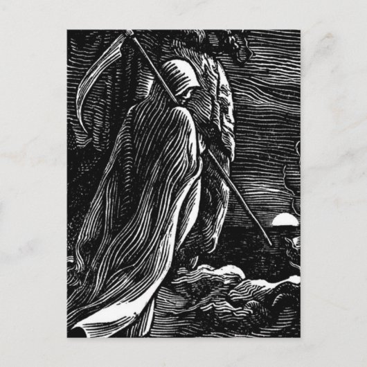 1939年頃のサンタミュエルテ（メキシコ人の死神） シーズンポストカード (正面)