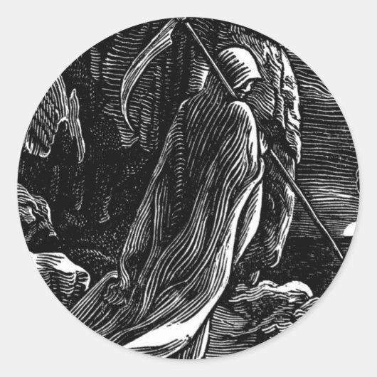 1939年頃のサンタミュエルテ（メキシコ人の死神） ラウンドシール (正面)