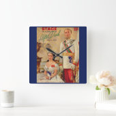 1939年4月ステージ誌カバー スクエア壁時計 (ホーム)