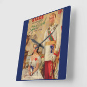 1939年4月ステージ誌カバー スクエア壁時計 (傾斜)
