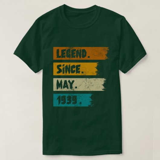1939年5月以来の伝説 Tシャツ (デザイン正面)