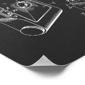 1939折りたたみカメラ特許アートスケッチプリント ポスター (角)