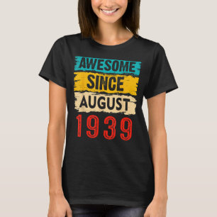 1939素晴らし年84誕生日84歳から Tシャツ