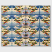 1939英国ファイリージュニア中爆撃機プリント ラッピングペーパー (フラット)