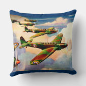 1939英国ファイリージュニア中爆撃機 クッション (裏面)