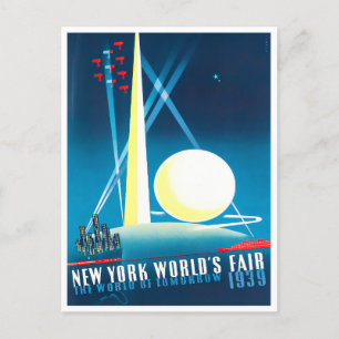 1939 New York World's Fair Vintage旅行はがき ポストカード