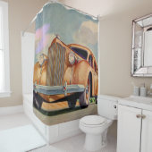 1939 Packard すごい 8 シャワーカーテン (インサイチュ)