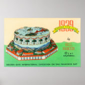 1939 Worlds Fair Cake by Bill Baker in Ojai ポスター (正面)