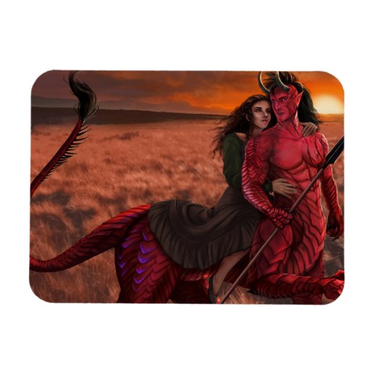 193.司書と獣の磁石 マグネット (横)