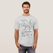 1940のクラシックPudgy PIG Tシャツ (正面フル)