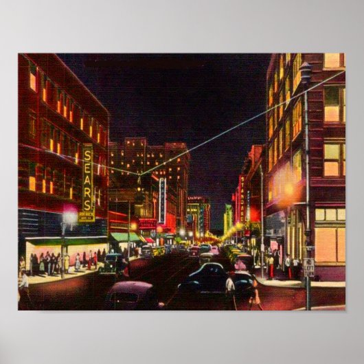 1940のリトルロックメイン通り ポスター (正面)