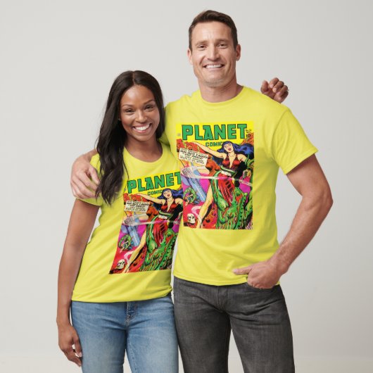 1940のSCI FI惑星漫画 Tシャツ (ユニセックス)