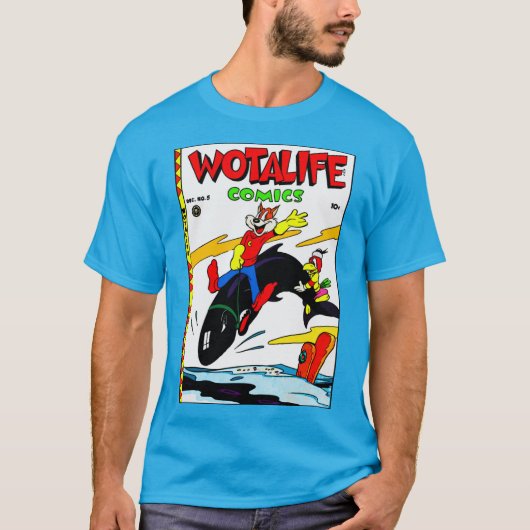 1940のWotalife漫画Tシャツ Tシャツ (正面)