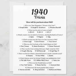 1940トリビアゲーム