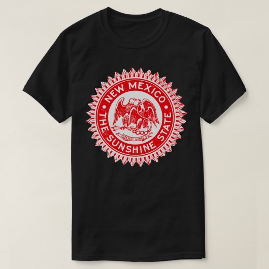 1940ニューメキシコザサンシャイン州 Tシャツ (デザイン正面)