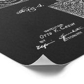 1940ヴィンテージカメラ特許アートスケッチプリント ポスター (角)