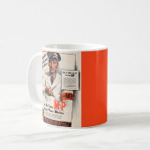 1940保s車のランニングの勝利 コーヒーマグカップ (正面左)