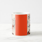 1940保s車のランニングの勝利 コーヒーマグカップ (中央)