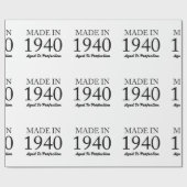 1940年に作られる ラッピングペーパー (フラット)