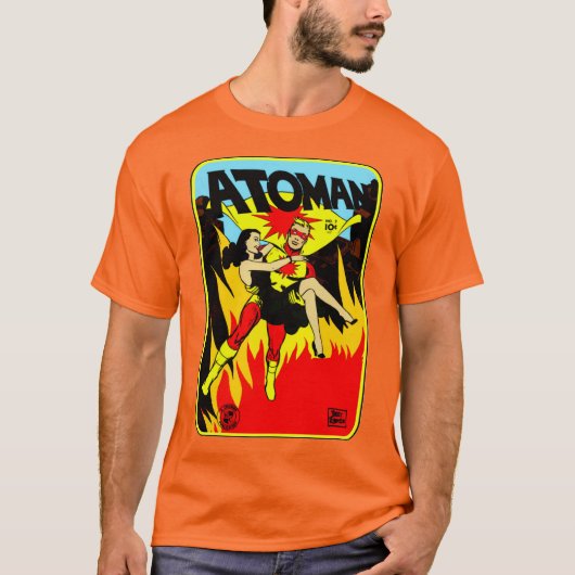 1940年のクラシックATOMAN Tシャツ (正面)