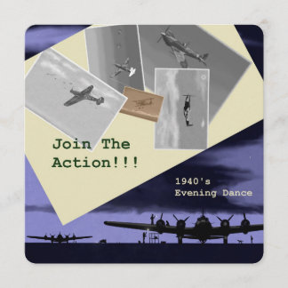 1940年のテーマパーティの招待状 招待状