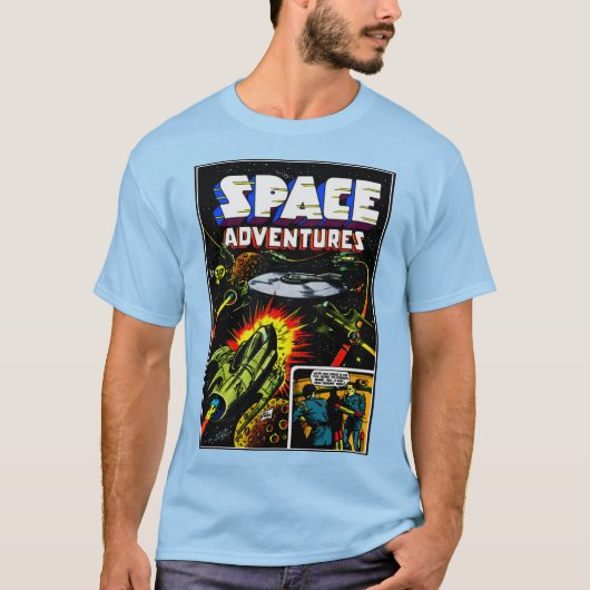 1940年の宇宙アドベンチャーTシャツ Tシャツ (正面)