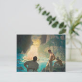 1940年のN.C.ワイエスによる賞金燃焼 ポストカード (スタンド正面)