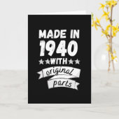 1940年オリジナルパーツで製作 カード (黄色い花)