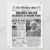 1940年カスタム新聞紙誕生日カード、トレンド シーズンカード (正面)