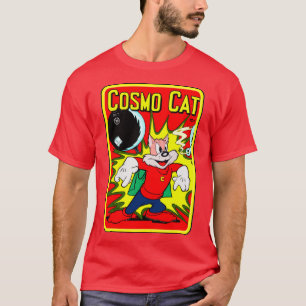 1940年クラシックのコスモ猫Tシャツ Tシャツ