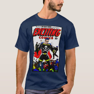 1940年クラシック代のエキサイティングな漫画Tシャツ Tシャツ
