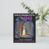 1940年ゴールデンゲート国際博覧会ポスター ポストカード (スタンド正面)