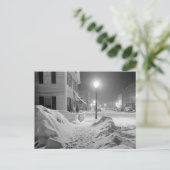 1940年バーモントの雪の夜 ポストカード (スタンド正面)