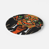 1940年ヴィンテージハロウィーン黒猫 ペーパープレート (アングル)