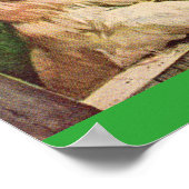 1940年代かわいいテリア犬 ポスター (角)