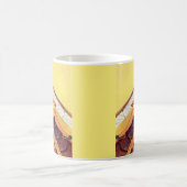 1940年代にボートに乗ってピンアップした少女 コーヒーマグカップ (中央)