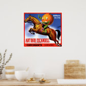 1940年代のアントニオ・エスカンデル・オレンジのラベルポスター ポスター (キッチン)