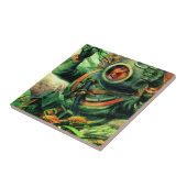 1940年代のイラストレーション海中ダイバー タイル (側面)