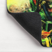 1940年代のイラストレーション海中ダイバー マウスパッド (コーナー)