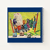 1940年代のカーターのinkとmama cat and kittens ノートブック (裏面)