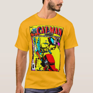 1940年代のキャットマン・コミックTシャツ Tシャツ