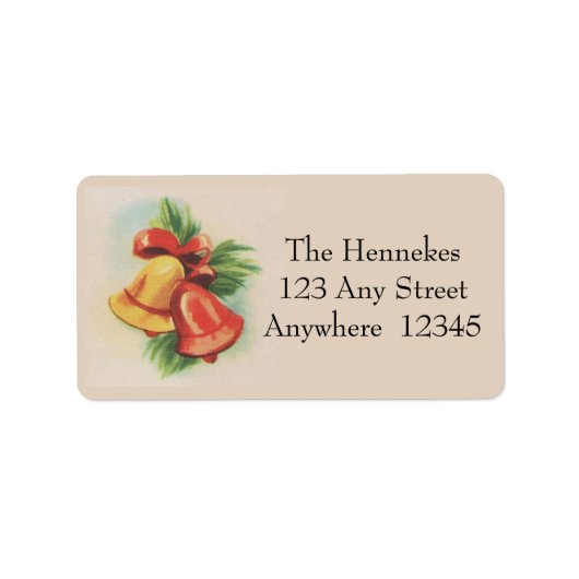 1940年代のクリスマスベル ラベル (正面)