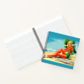 1940年代のグラマー・ガール ノートブック (内部)