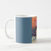 1940年代のシベリアのハスキー犬たちが自分のことをやっていた コーヒーマグカップ (左)