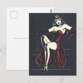 1940年代のセックスシンボル ポストカード (正面/裏面)