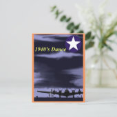 1940年代のダンス招待状 招待状 (スタンド正面)