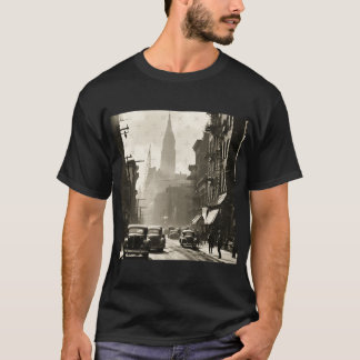 1940年代のニューヨークのビンテージ写真プリント 友達へのギフト Tシャツ